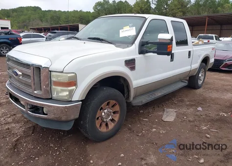 2008 Ford F-250 Lariat из США, поврежденный, VIN 1FTSW21R78ED25386